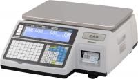 На фото изображен Торговые весы CAS CL 3000 B с печатью этикеток